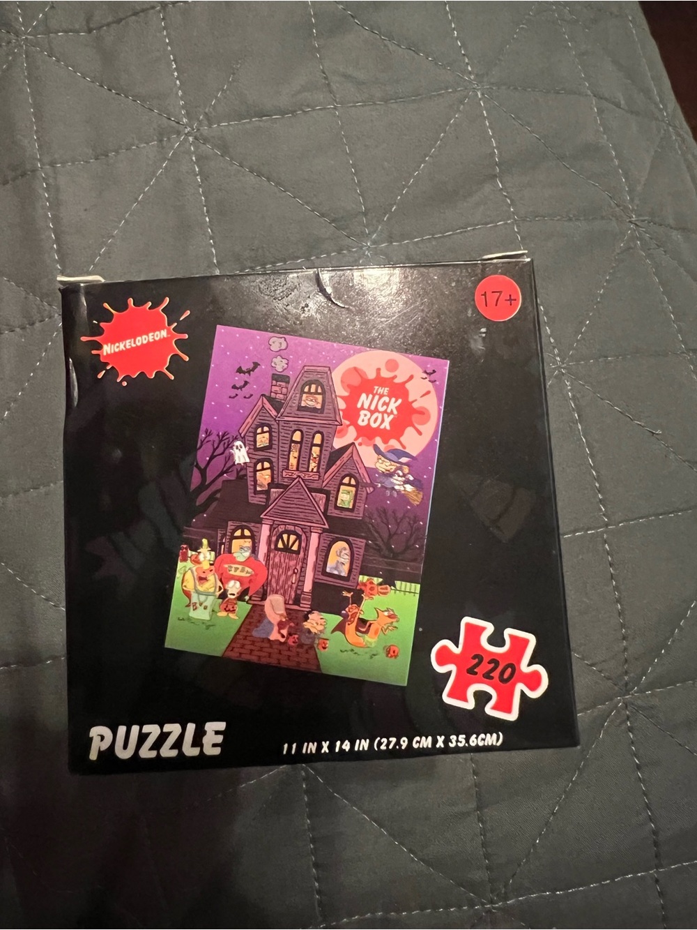 Nickelodeon themed 220-piece puzzle box